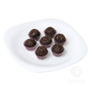Brigadeiro Cacau com Granulado Belga Meio amargo